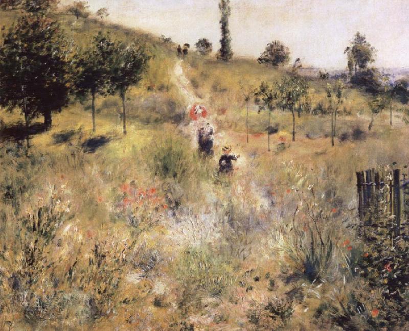 Pierre-Auguste Renoir Country Foopath in the  Summer France oil painting art